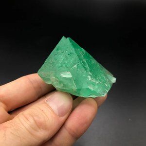 Green Fluorite Crystal Mineral Specimen Octahedron Cube, Riemvasmaak S. Africa